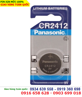 Panasonic CR2412; Pin 3v lithium Panasonic CR2412 
